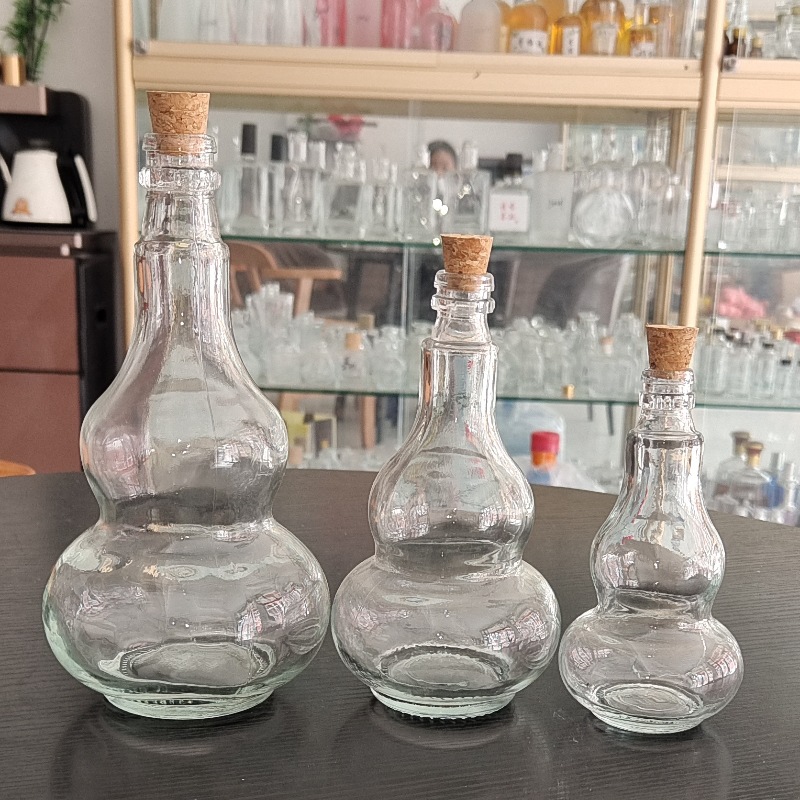 许愿瓶星空瓶漂流瓶玻璃瓶幸运星星瓶木塞葫芦瓶 diy海洋瓶