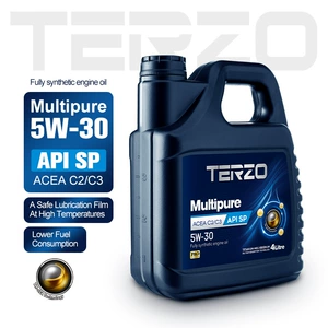 Terzo Multi-Pure 5W-30 Fully Synthetic Engine Oil Sp Grade C3 High-Efficiency Energy-Saving Gasoline Engine Oil 4L