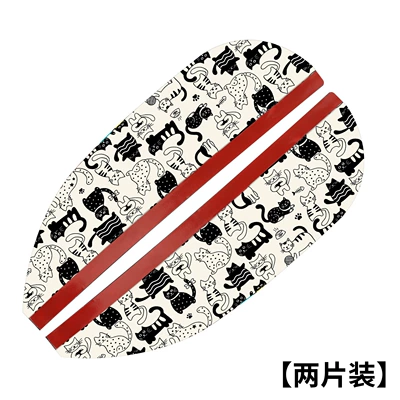 Rearview mirror rainproof sticker modified exterior accessory - uv-graffiti-rain-visors-graffiti-cat-set-of-two