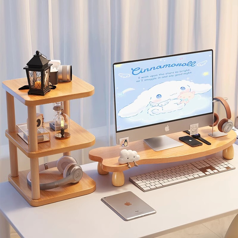 Desktop Computer Riser Monitor Stand Laptop Stand Holder