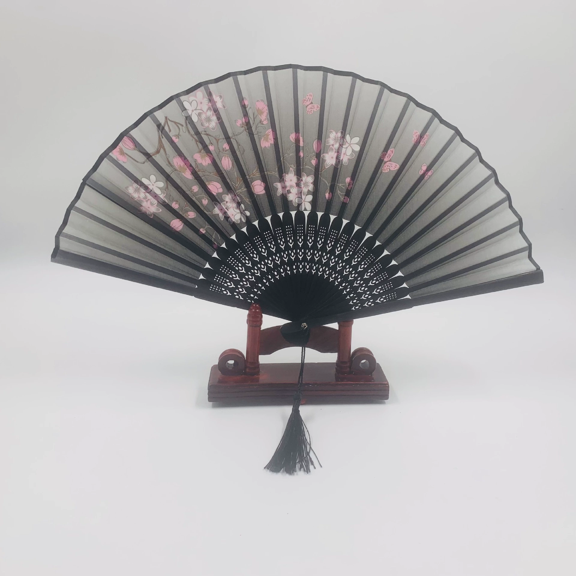 Folding Hand Fan Hanfu Style, Silk-screen Print, High-definition Patterns, Fine Workmanship