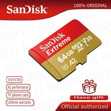 extreme plus micro sd Card A2 3 V30 64GB 128GB 256GB memory