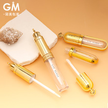 金色皇冠唇釉空管唇彩瓶彩妆自制唇蜜分装瓶化妆品包材跨境热销