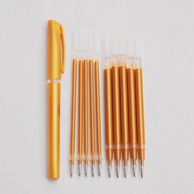 金色抄经笔闪光色金笔檀香味0.7笔芯大容量1.0金色0.6描佛像细芯