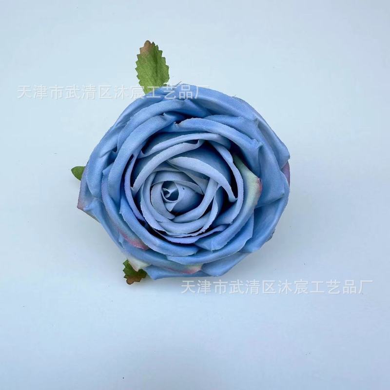 模造皇妃バラの花の頭は花の壁の偽の花のヘアピンのヘアピンの髪飾りdiyの髪飾りのアヒルの口のサイドクリップを模倣します。|undefined