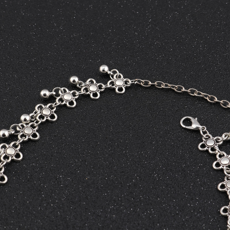 Flower Pattern Spring&Summer Season Vacation Classic Style Flower Zinc Alloy Choker Wholesale