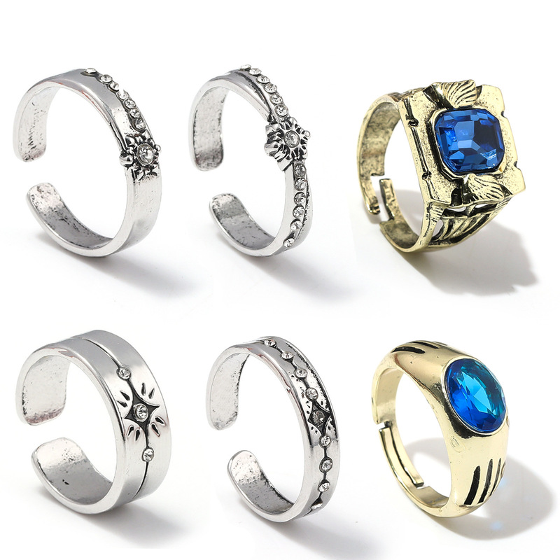 Game Peripherals Deep Space Li Shen and Shen Xing Hui Ring Qi Yu Couple Ring Valentine's Day Gift Game Peripherals Deep Space Li Shen and Shen Xing Hui Ring Qi Yu Couple Ring Valentine's Day Gift