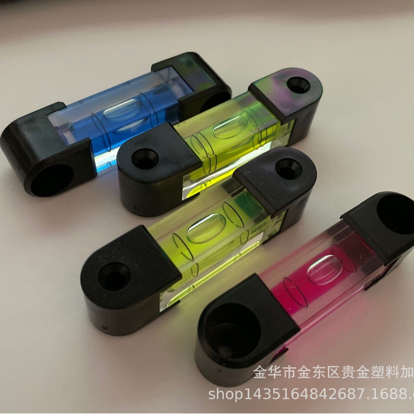 带安装孔水平泡水平尺配件水平珠 水准泡 水准仪各种款式