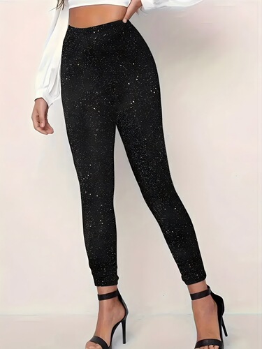 New sexy tight yoga women's starry sky gradient yoga print sports fitness pants