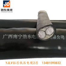 厂家批发YJLV铝芯低压电缆2芯电力电缆10~50平方电线