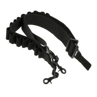 Factory Direct Outdoor Tactical 15-hole Shotgun Belt Two-point Strap Multifunctional Rope Tactical Strap Crossbody Belt