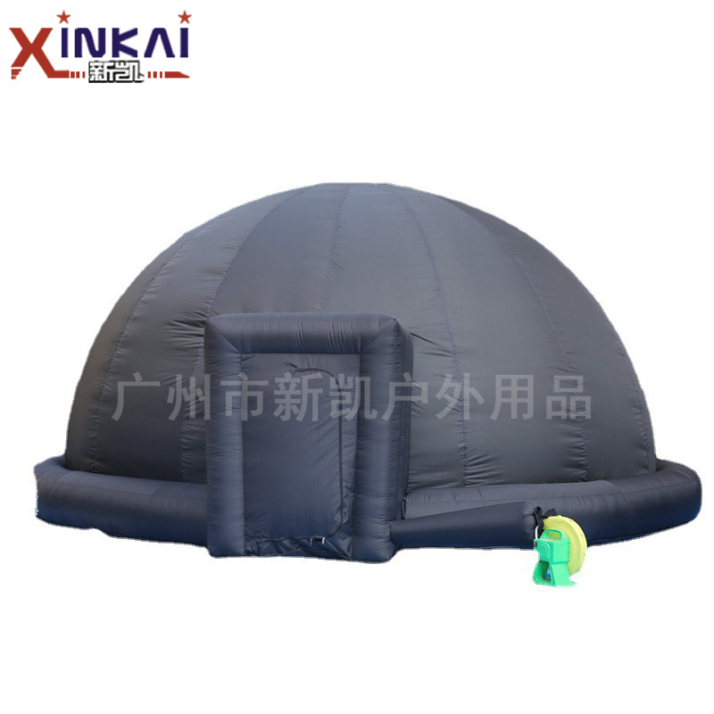 户外商品发布会投影球幕 7m直径充气牛津布全封闭沉浸式投影帐篷