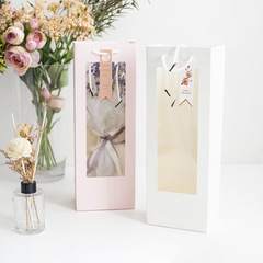 Holiday transparent tote bag, plush toy bag, fresh flower tote bag, display window bag, gift bag, gift bag, wholesale