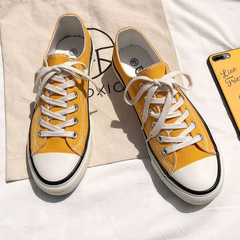 Zapatos de lona para hombres, alta tendencia, estudiantes, zapatos para hombres coreanos, zapatos deportivos de todo fósforo, 2025 nuevos zapatos de tela para niños, hombres