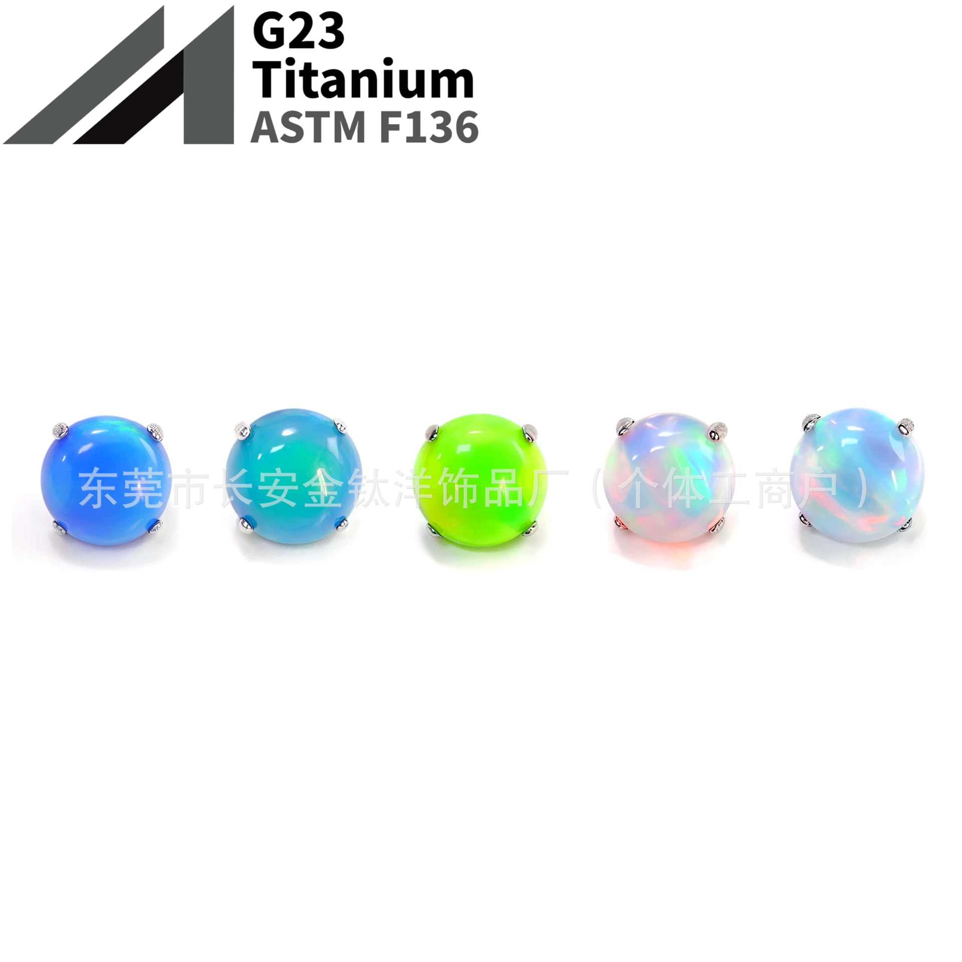 16G labret stud size and finish detail