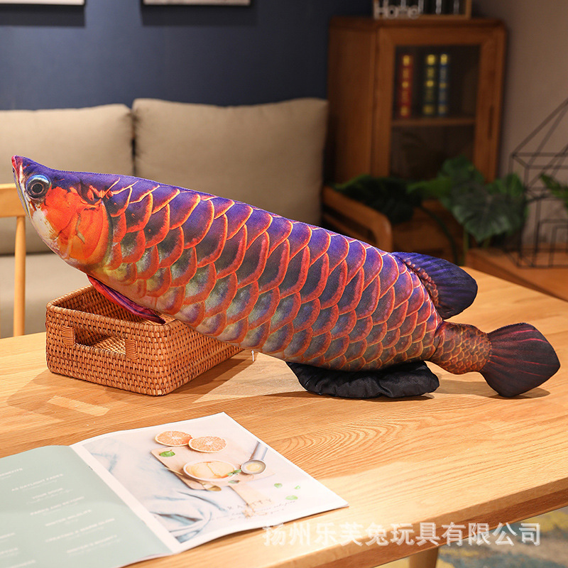 クリエイティブシミュレーション魚人形フナ鯉ぬいぐるみ睡眠枕水族館人形面白い猫布人形魚|undefined
