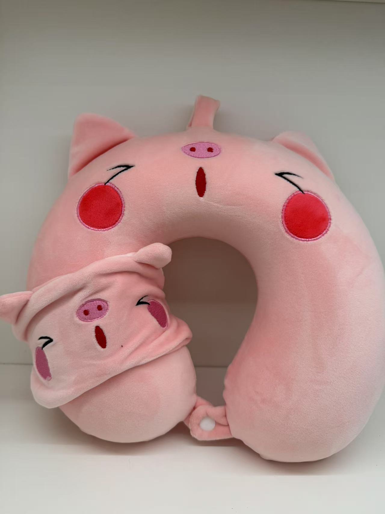 Stützendes Nackenstützkissen aus Memory-Schaum für Flugzeug, Studenten und Reisen – U-förmig_voghion.com