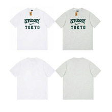 欧美潮牌斯徒西HEYSTUSSI字母纯棉夏季外贸新款短袖