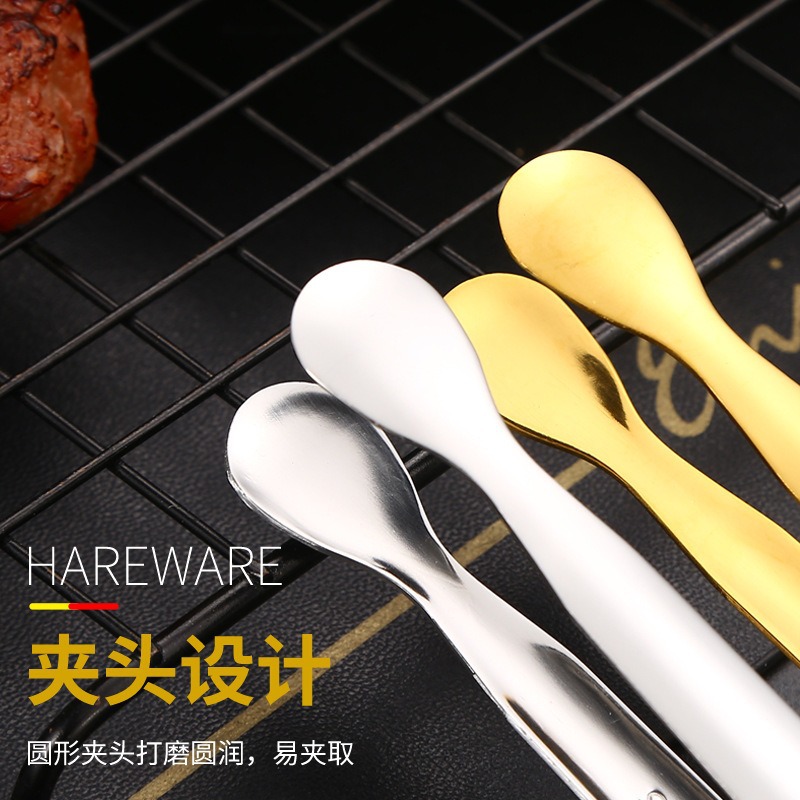 Source Manufacturer 304 Stainless Steel Ice Tongs, Coffee Shop Sugar Cube Tongs, Bar Supplies, Ice Clamps Available in Stock