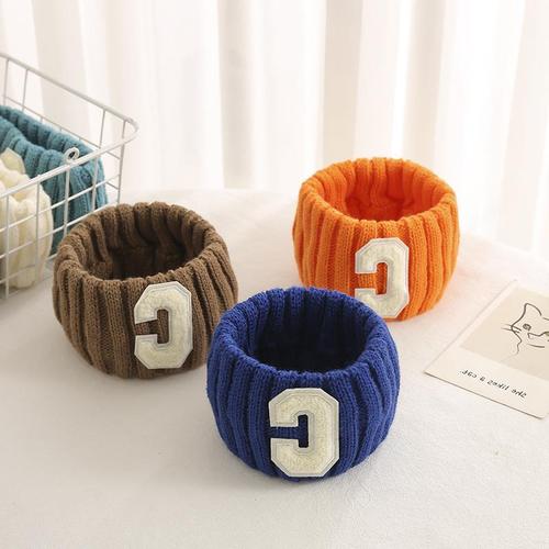 Internet celebrity wide-brimmed knitted hairband C letter autumn and winter headband headband sports yoga headband face wash fashion Korean