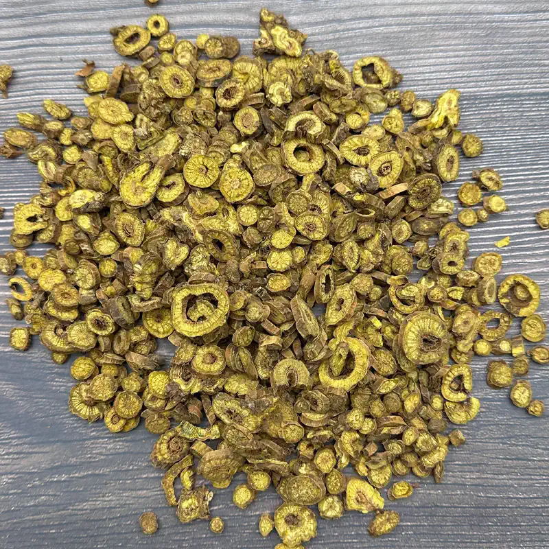 Dried Scutellaria Root Huang Qin 500g Cut Chinese Skullcap Herb for Decoction and Herbal Tea quality and texture