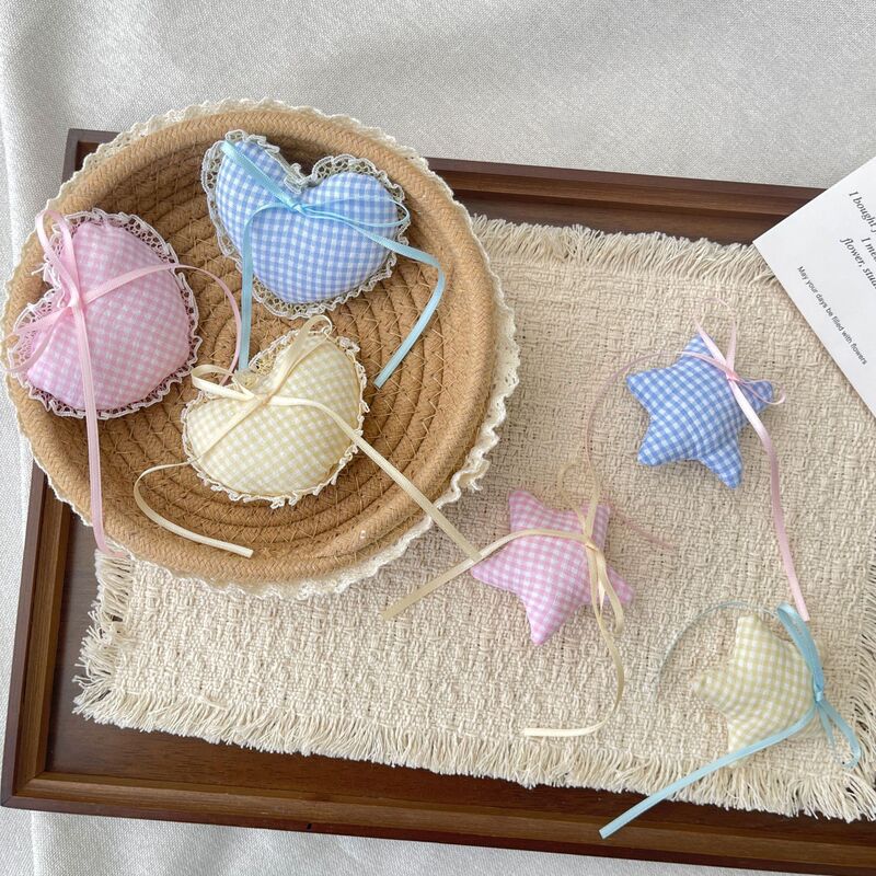 Hot-Selling Sweet Plaid Five-Pointed Star Heart-Shaped Clothing Accessories DIY Hair Clips Phone Cases Shoes Socks Bags Fabric Accessories Hot-Selling Sweet Plaid Five-Pointed Star Heart-Shaped Clothing Accessories DIY Hair Clips Phone Cases Shoes Socks Bags Fabric Accessories