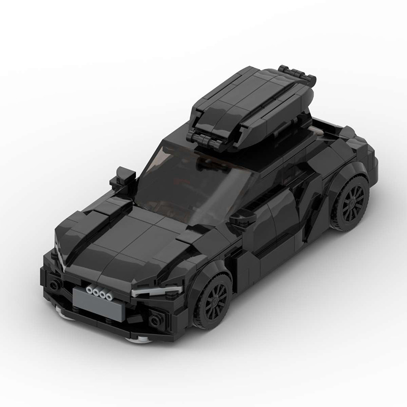 MOC building blocks compatible with Lego Audi RS6 V2 cross-border building blocks assembling racing car speed eight-grid car series