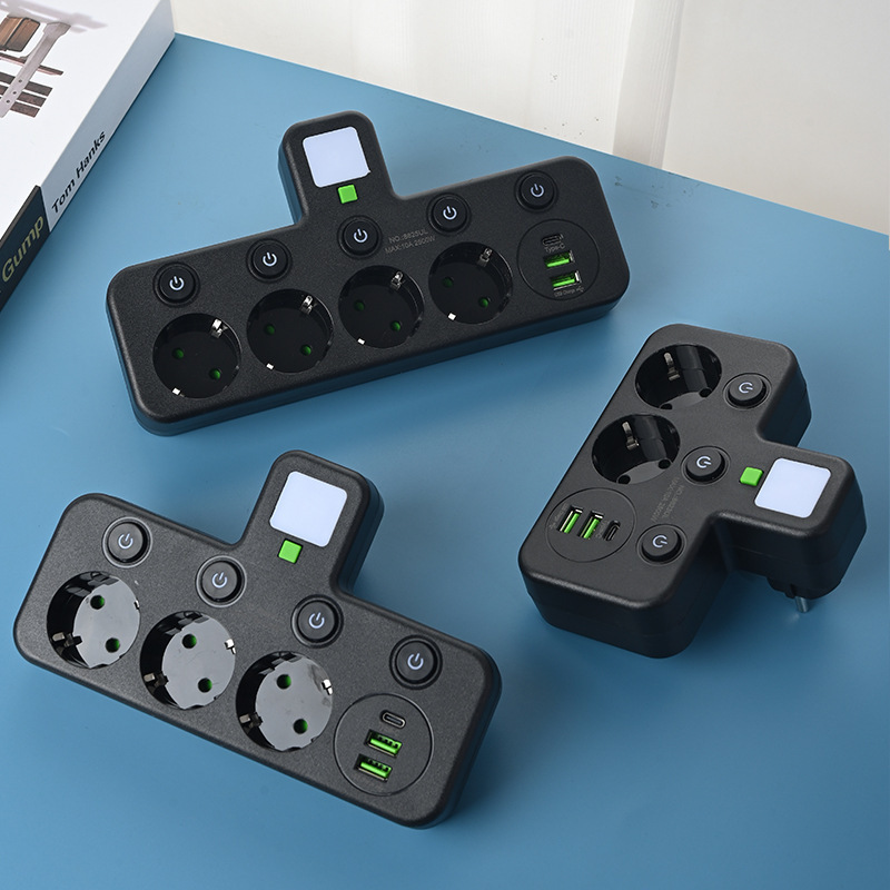 ヨーロッパ ロシア ヨーロッパ標準 1-5-1-4 USB充電 TYPE-C変換ソケット|undefined