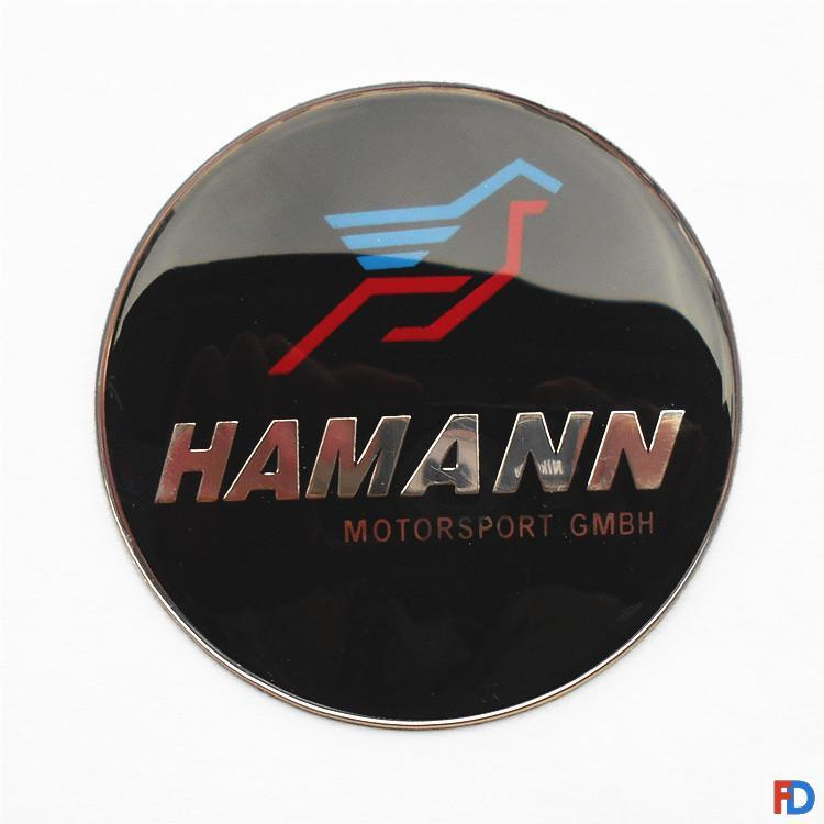 Etiqueta decorativa del logotipo del automóvil Etiqueta engomada del automóvil de metal Etiqueta de modificación del volante Etiqueta del cubo de la rueda Etiqueta del automóvil de cada marca 65mm