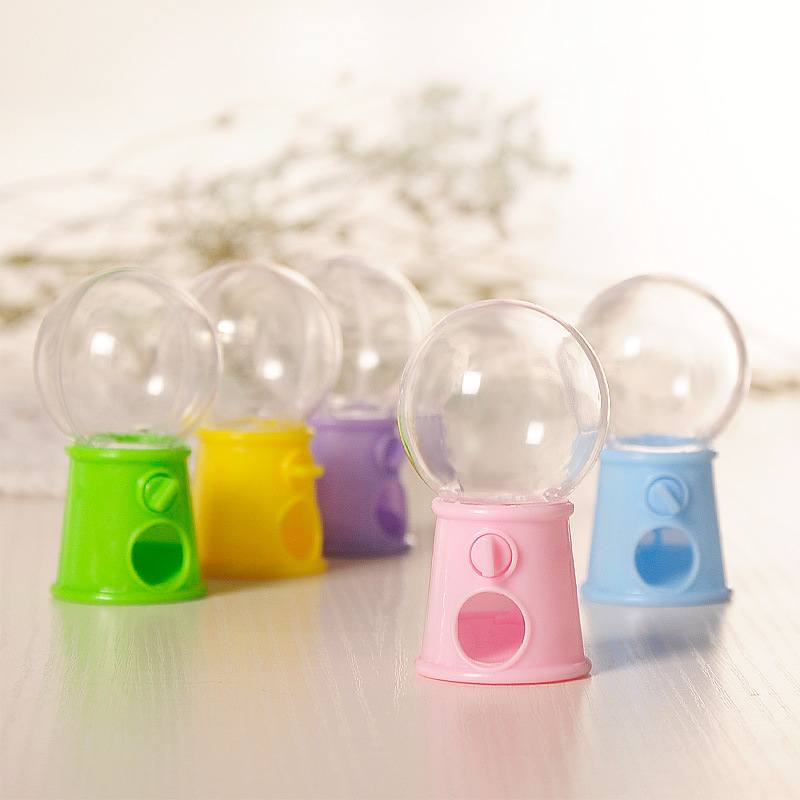 Creative small bulb candy machine multicolor cute twist egg machine mini candy box plastic storage box manufacturers wholesale