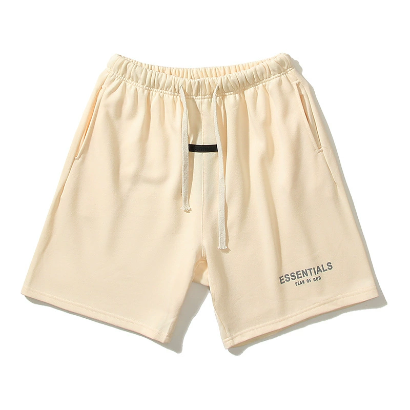 FOG двойная линия ESSENTIALS Meishi спортивные шорты повседневные пять четвертей штаны уличные хай-стрит свободные длинные шорты