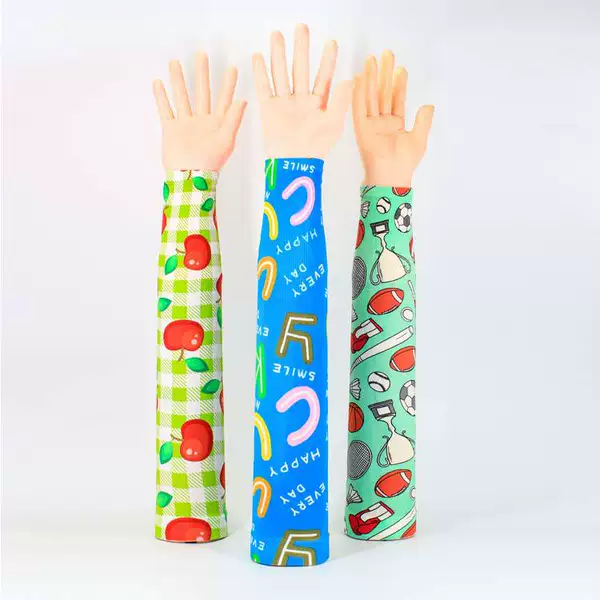 To Figure Seamless Printing Personalized Trendy Edition Riding Sun Protection Ice Sleeves Outdoor Sports Fishing Sun Protection UV Protection Cold