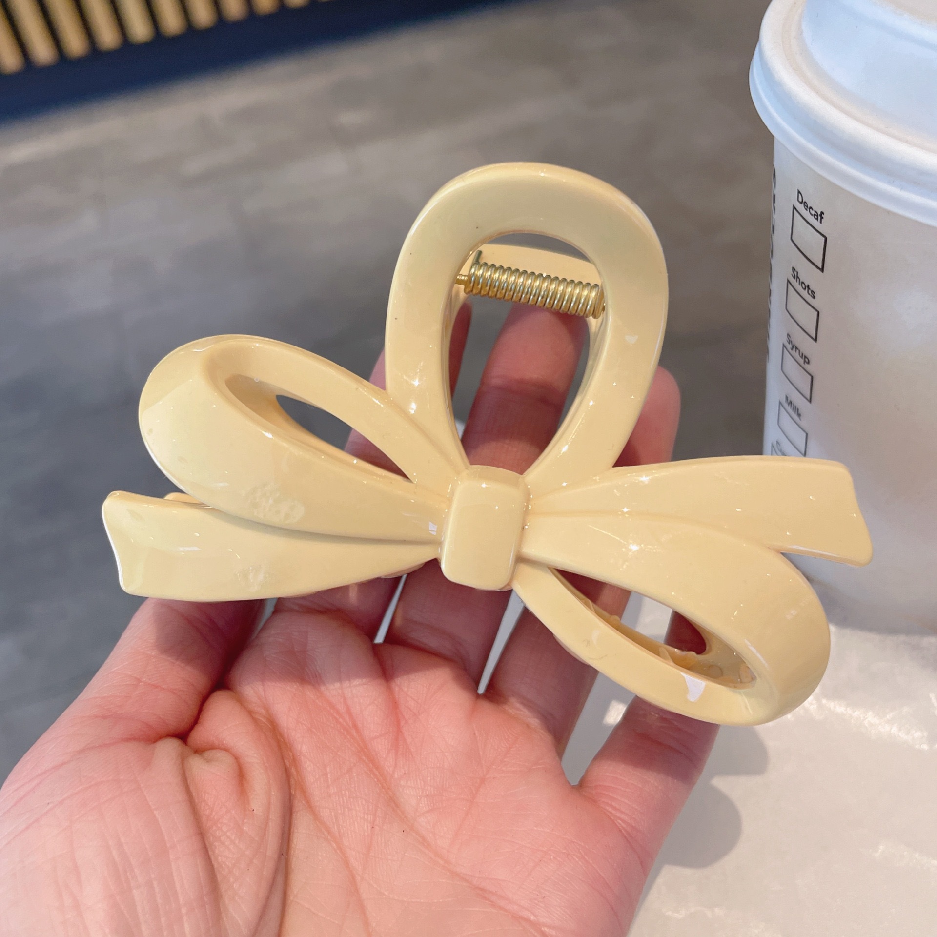 Yellow bow