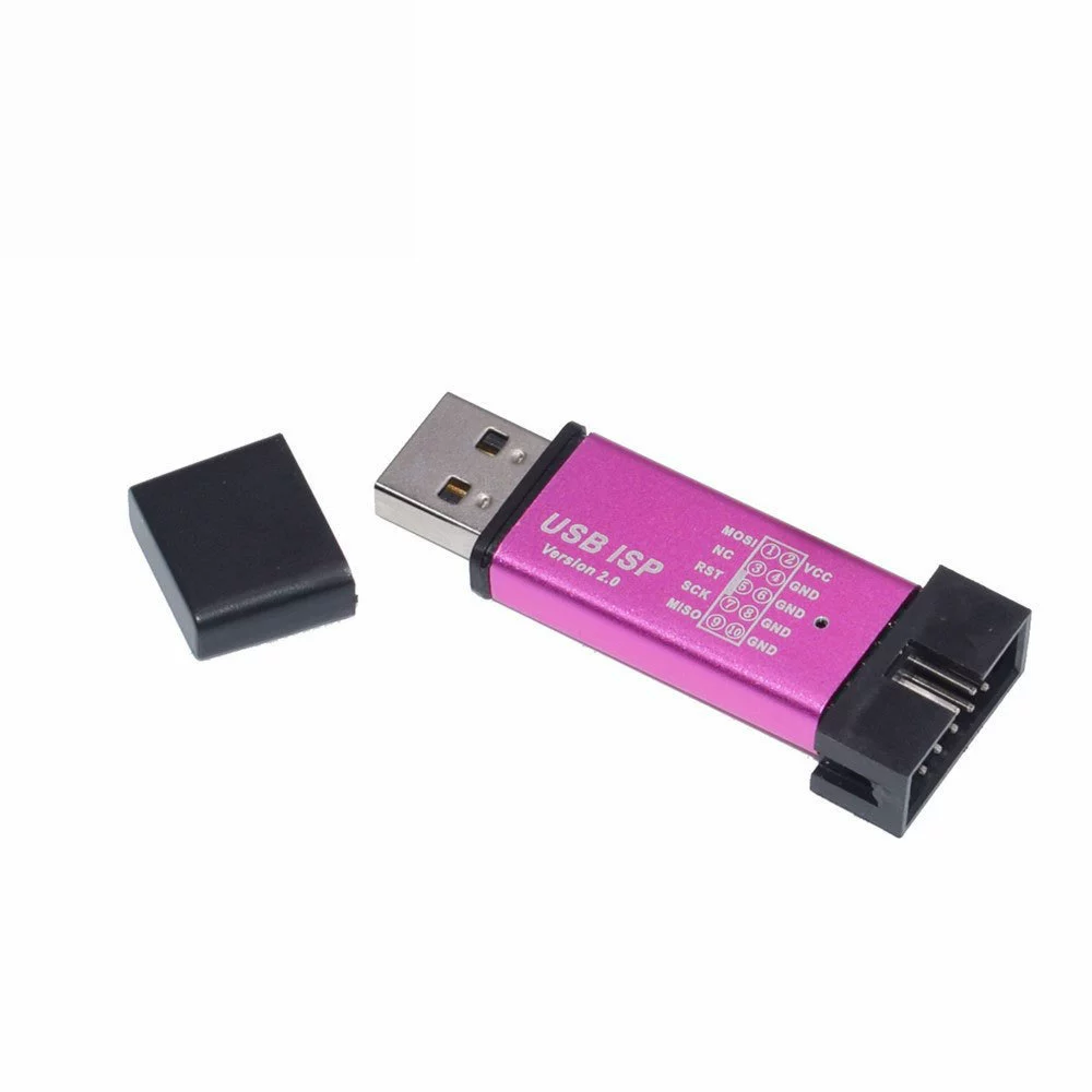 Кабель загрузки для микроконтроллера 51, программатор 51AVR USBasp USB ISP с кожухом