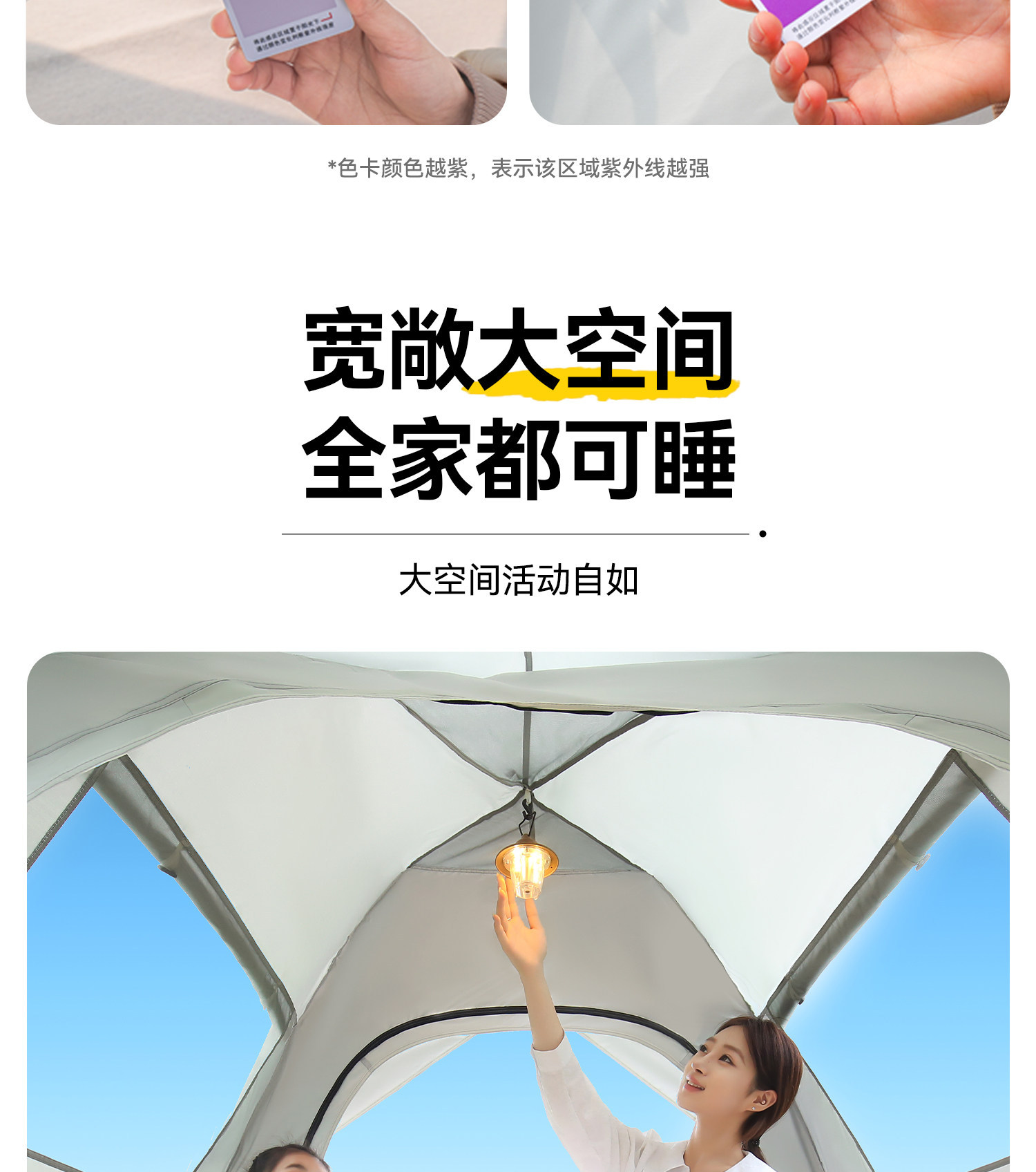 Wandering Bear Tent Outdoor Portable Folding Camping Gear Set for Overnight Camping Automatic Quick Setup Rainproof Indoor