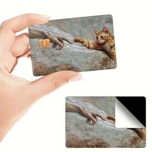 Temu2025 New Spot Personalized Interesting Decorative Credit/Bank Card Self-Adhesive Skin Card Sticker