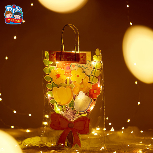 Mother's Day gift handmade diy warm graffiti bouquet making material package kindergarten card 