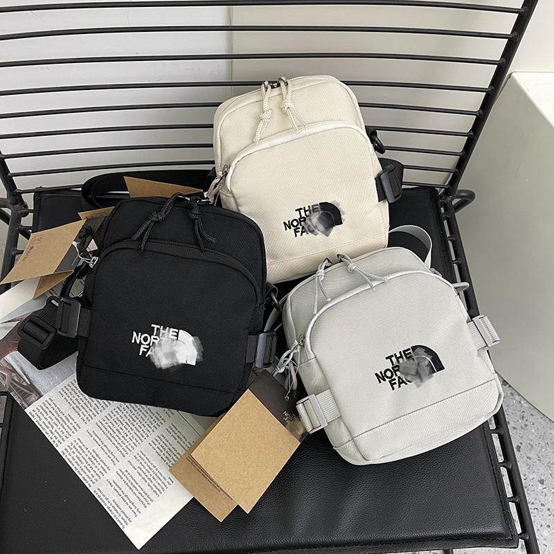 New Japanese-style embroidered letter shoulder crossbody bag, ins small backpack for men and women, casual outdoor sports bag