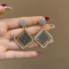 Black ear clips