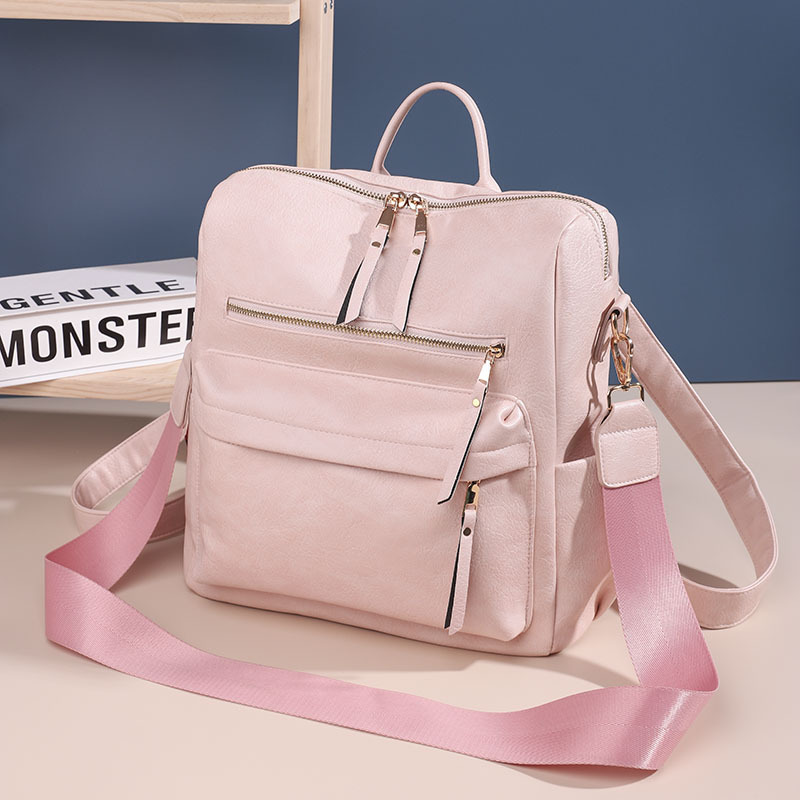 Mochila de gran capacidad transfronteriza zhenli mochila de mujer retro europea y americana mochila multifuncional para mujer