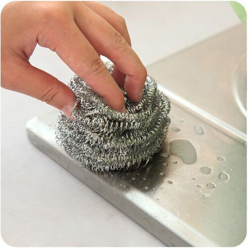 Practical Dishwashing and Pot Cleaning Set of 10, 4-Piece Cleaning Sponges, Cleaning Brushes, Steel Wool Balls Manufacturer for Stain Removal and Cleaning