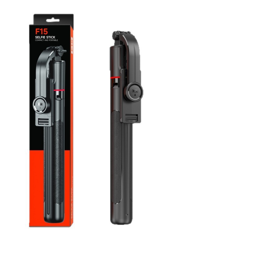 F15 Selfie-Stick-Handyhalterung mit Bildstabilisierung, Teleskopstativ, Bluetooth, für grenzüberschreitende Reisen_voghion.com