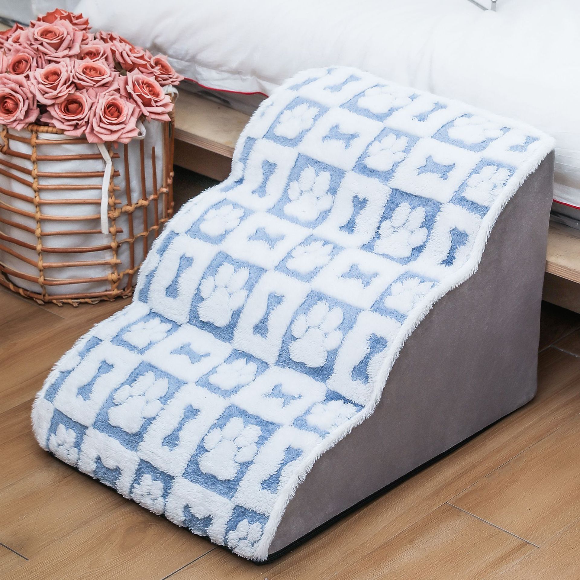 Huesos de huella azul