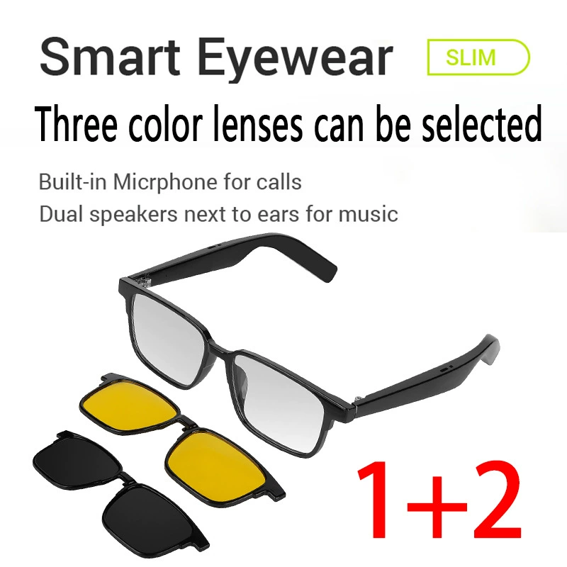 Умные очки, наушники, солнцезащитные очки, bluetooth