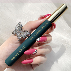 MKING PRETTY彩色睫毛膏女卷翹細刷頭濃密不暈染直播一件代發