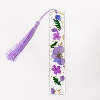 Purple, flowered