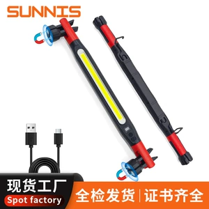 Cross-border best-selling work light, outdoor multifunctional magnetic inspection light, long-lasting, high-brightness, with hook, car repair light