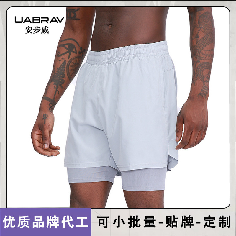 Summer Fitness Sports Shorts for Men, American-Style Quick-Dry Running Shorts, Basketball Shorts, Men's Wholesale Running Shorts