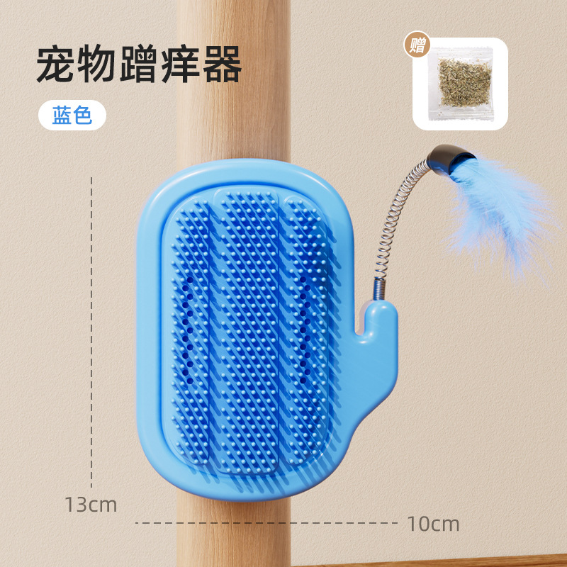 Juguete para gatos, dispositivo de picazón, mesa de esquina, dispositivo de frotamiento de piernas, menta gatera, palo para gatos, masaje, artefacto de cosquillas, juguete para gatos