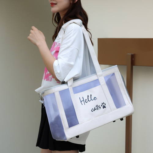 Cat Bag Pet Outing Portable Transparent Cat Crossbody Bag Portable Space Capsule Outing Shoulder Backpack Cat Supplies